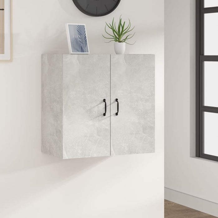 vidaXL Wall Cabinet Concrete Grey 60x31x60 cm Engineered Wood