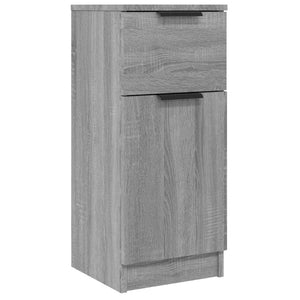 vidaXL Sideboards 2 pcs Grey Sonoma 30x30x70 cm Engineered Wood