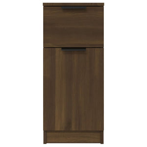 vidaXL Sideboards 2 pcs Brown Oak 30x30x70 cm Engineered Wood