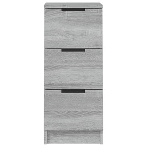 vidaXL Sideboard Grey Sonoma 30x30x70 cm Engineered Wood