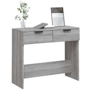 vidaXL Console Table Grey Sonoma 90x36x75 cm Engineered Wood