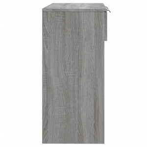 vidaXL Console Table Grey Sonoma 90x36x75 cm Engineered Wood