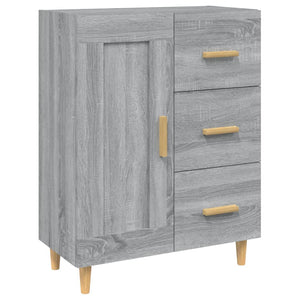 vidaXL Sideboard Grey Sonoma 69.5x34x90 cm Engineered Wood