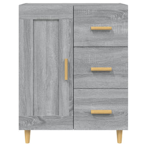 vidaXL Sideboard Grey Sonoma 69.5x34x90 cm Engineered Wood