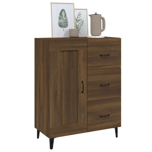 vidaXL Sideboard Brown Oak 69.5x34x90 cm Engineered Wood