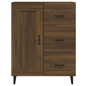 vidaXL Sideboard Brown Oak 69.5x34x90 cm Engineered Wood