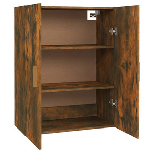 vidaXL Hanging Wall Cabinet Smoked Oak 69.5x34x90 cm