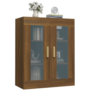 vidaXL Hanging Wall Cabinet Brown Oak 69.5x34x90 cm