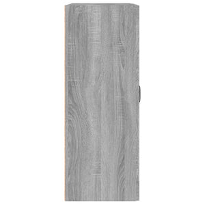 vidaXL Hanging Wall Cabinet Grey Sonoma 69.5x32.5x90 cm