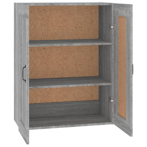 vidaXL Hanging Wall Cabinet Grey Sonoma 69.5x32.5x90 cm