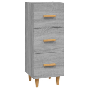 vidaXL Sideboard Grey Sonoma 34.5x34x90 cm Engineered Wood