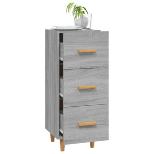 vidaXL Sideboard Grey Sonoma 34.5x34x90 cm Engineered Wood