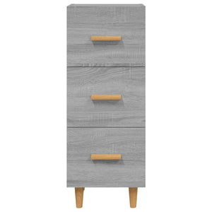 vidaXL Sideboard Grey Sonoma 34.5x34x90 cm Engineered Wood