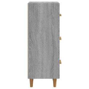 vidaXL Sideboard Grey Sonoma 34.5x34x90 cm Engineered Wood