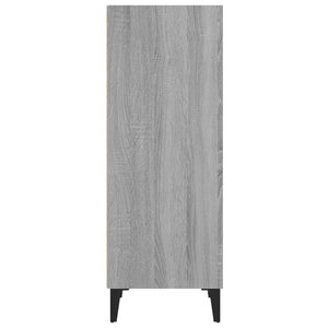 vidaXL Sideboard Grey Sonoma 34.5x32.5x90 cm Engineered Wood