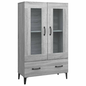 vidaXL Highboard Grey Sonoma 70x31x115 cm Engineered Wood