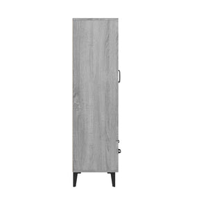 vidaXL Highboard Grey Sonoma 70x31x115 cm Engineered Wood