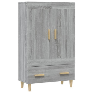 vidaXL Highboard Grey Sonoma 70x31x115 cm Engineered Wood