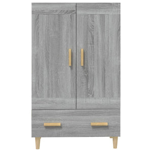 vidaXL Highboard Grey Sonoma 70x31x115 cm Engineered Wood