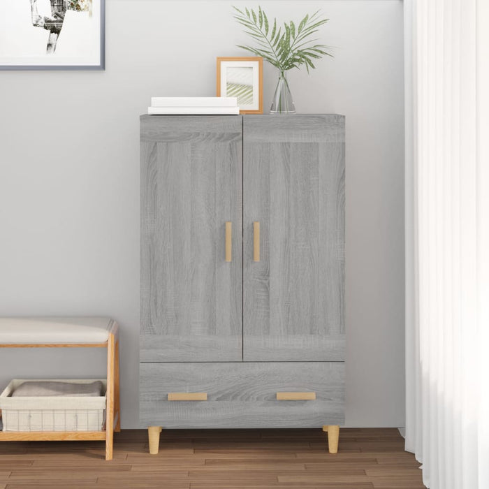 vidaXL Highboard Grey Sonoma 70x31x115 cm Engineered Wood