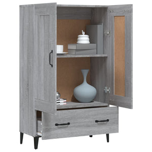 vidaXL Highboard Grey Sonoma 70x31x115 cm Engineered Wood