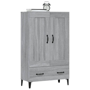 vidaXL Highboard Grey Sonoma 70x31x115 cm Engineered Wood