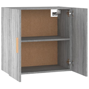 vidaXL Wall Cabinet Grey Sonoma 60x30x60 cm Engineered Wood