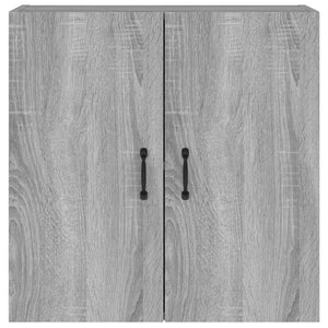 vidaXL Wall Cabinet Grey Sonoma 60x31x60 cm Engineered Wood