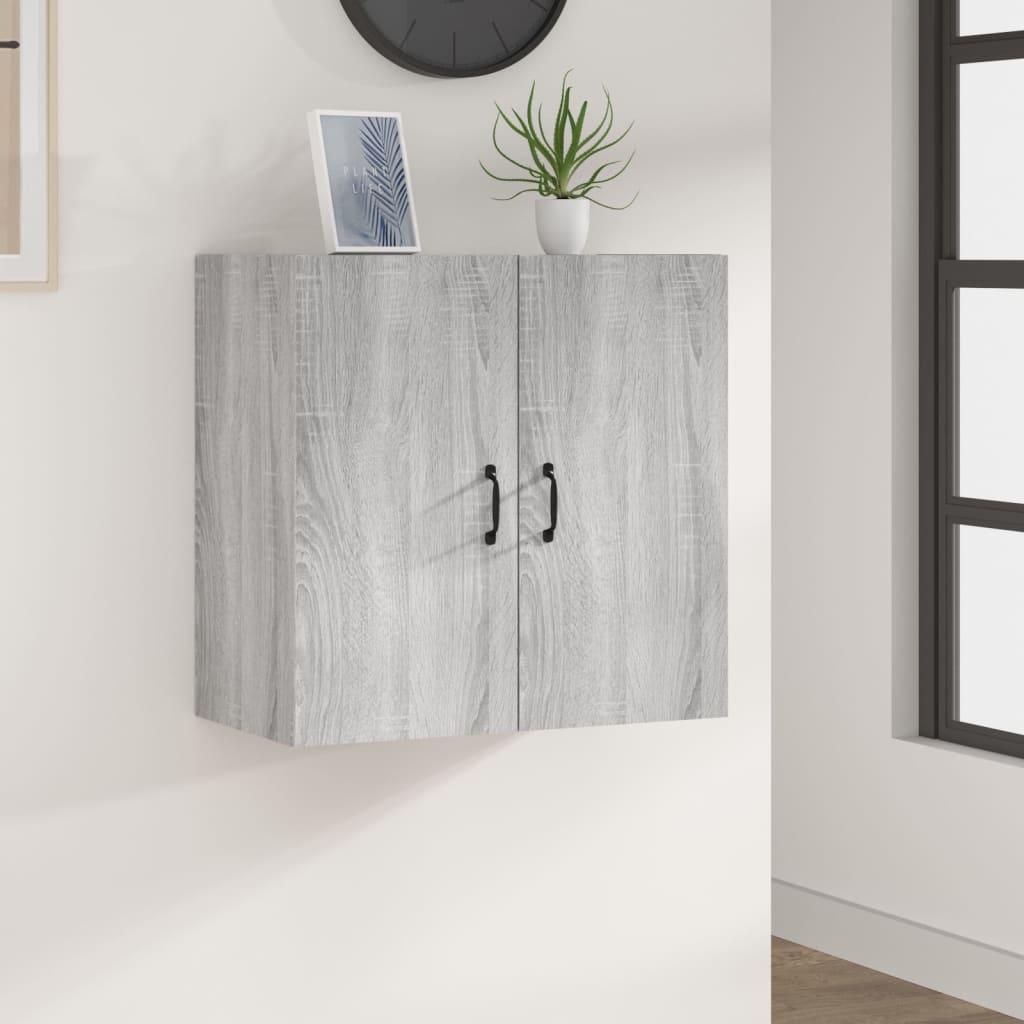 vidaXL Wall Cabinet Grey Sonoma 60x31x60 cm Engineered Wood