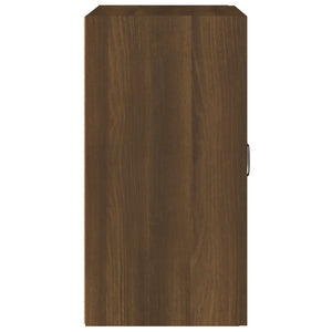 vidaXL Wall Cabinet Brown Oak 60x31x60 cm Engineered Wood