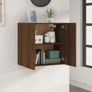 vidaXL Wall Cabinet Brown Oak 60x31x60 cm Engineered Wood