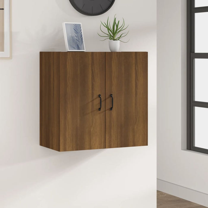 vidaXL Wall Cabinet Brown Oak 60x31x60 cm Engineered Wood