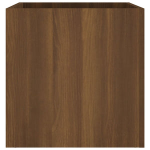 vidaXL Planter Box Brown Oak 40x40x40 cm Engineered Wood