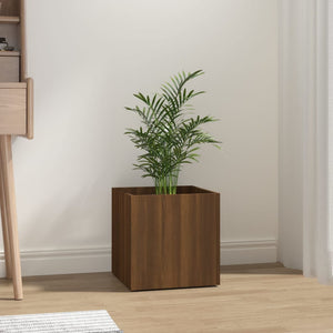 vidaXL Planter Box Brown Oak 40x40x40 cm Engineered Wood