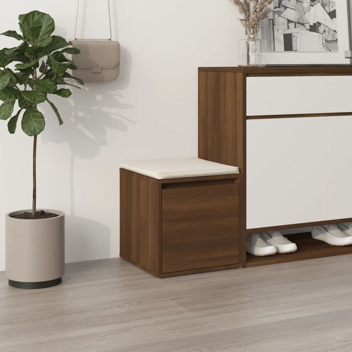 vidaXL Box Drawer Brown Oak 40.5x40x40 cm Engineered Wood