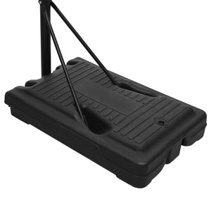 vidaXL Basketball Stand Black 282-352 cm Polyethene