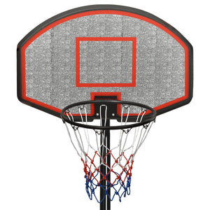 vidaXL Basketball Stand Black 282-352 cm Polyethene