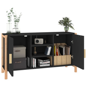 vidaXL Sideboard Black 107x38x60 cm Engineered Wood