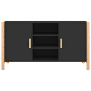 vidaXL Sideboard Black 107x38x60 cm Engineered Wood