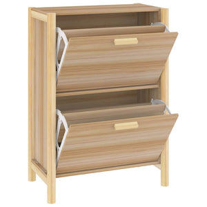 vidaXL Shoe Cabinet 57.5x33x80 cm Engineered Wood