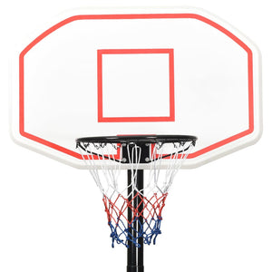 vidaXL Basketball Stand White 258-363 cm Polyethene