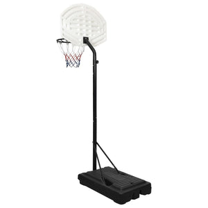 vidaXL Basketball Stand White 237-307 cm Polyethene