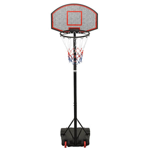 vidaXL Basketball Stand Black 216-250 cm Polyethene