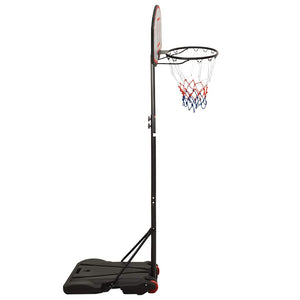 vidaXL Basketball Stand Black 216-250 cm Polyethene