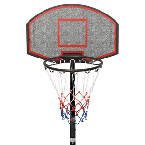 vidaXL Basketball Stand Black 216-250 cm Polyethene