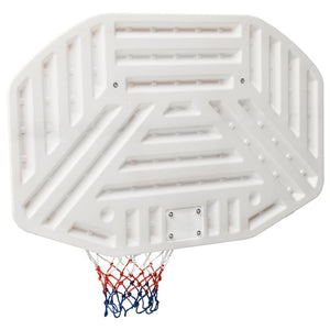 vidaXL Basketball Backboard White 109x71x3 cm Polyethene