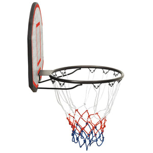 vidaXL Basketball Backboard Black 71x45x2 cm Polyethene