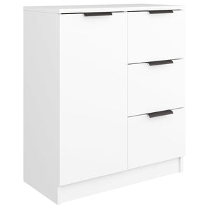 vidaXL Sideboards 2 pcs White 60x30x70 cm Engineered Wood