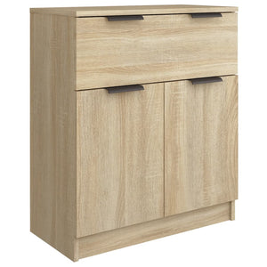 vidaXL 3 Piece Sideboards Sonoma Oak Engineered Wood