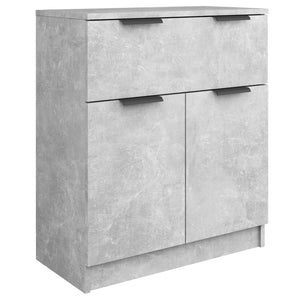 vidaXL 3 Piece Sideboards Concrete Grey Engineered Wood